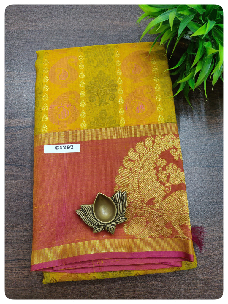 Kanchi Pure Silk Sarees #C1797
