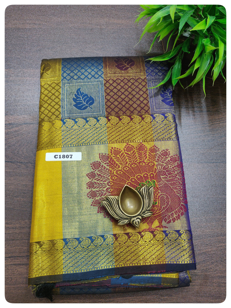 Kanchi Pure Silk Sarees #C1807