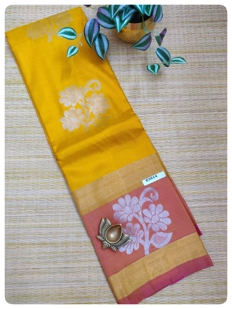 Butta Silk Mix Sarees #C2014