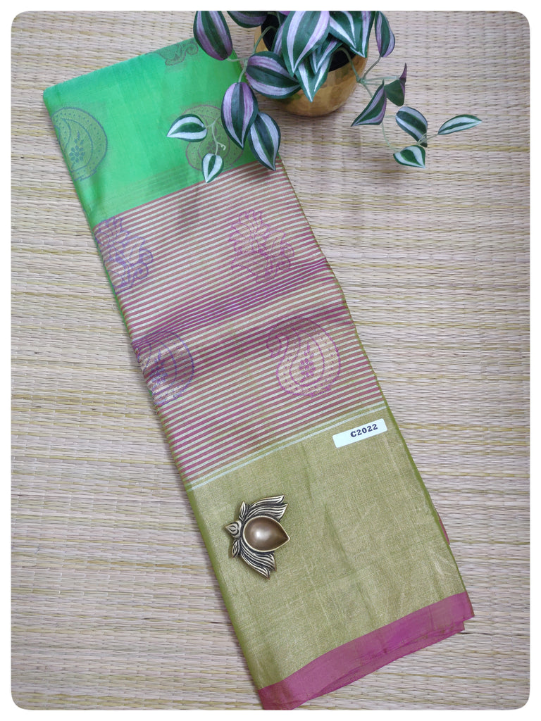 Butta Silk Mix Sarees #C2022