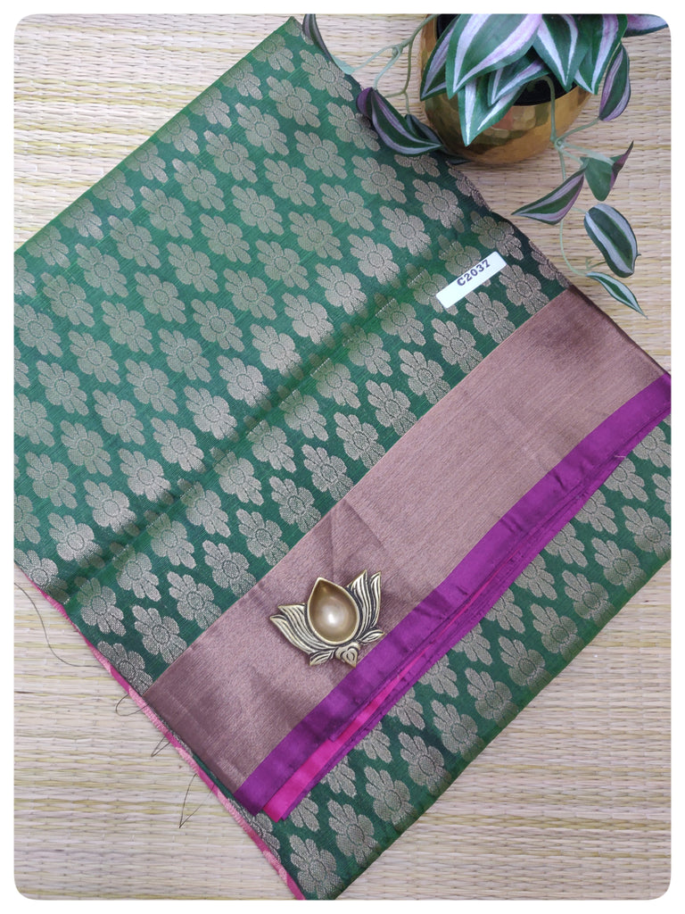 Butta Silk Mix Sarees #C2037