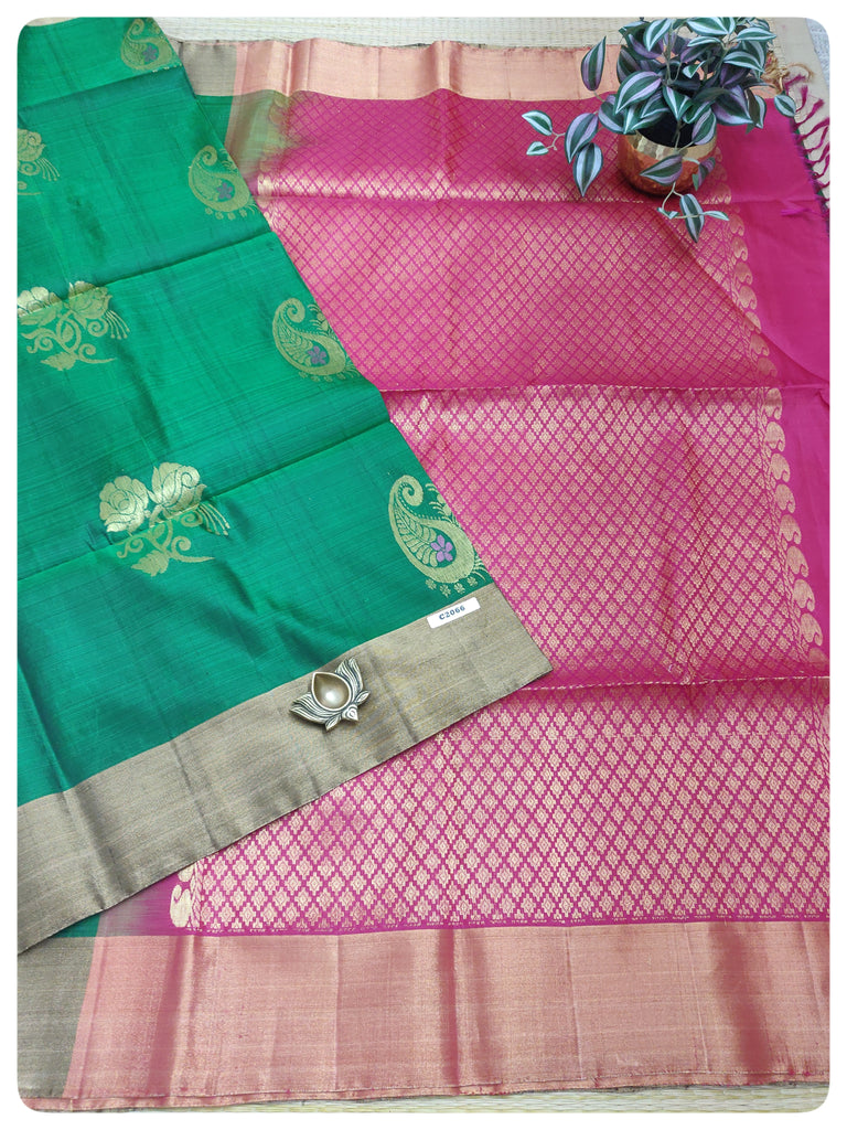 Butta Silk Mix Sarees #C2066