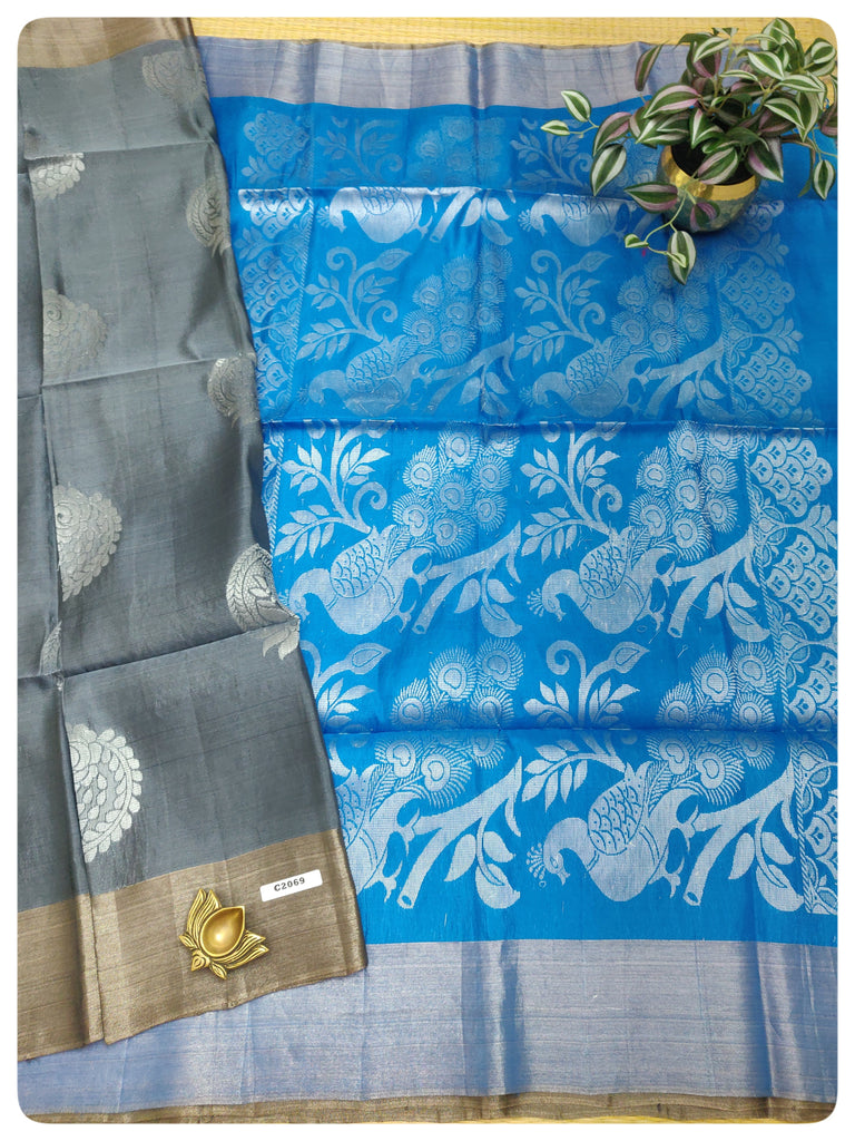 Butta Silk Mix Sarees #C2069