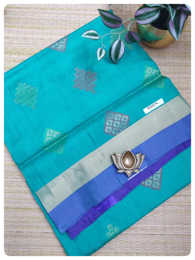 Butta Silk Mix Sarees #C2074