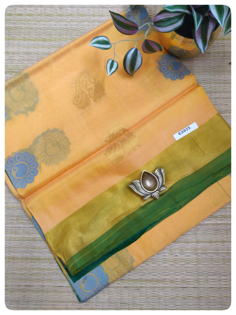 Butta Silk Mix Sarees #C2075