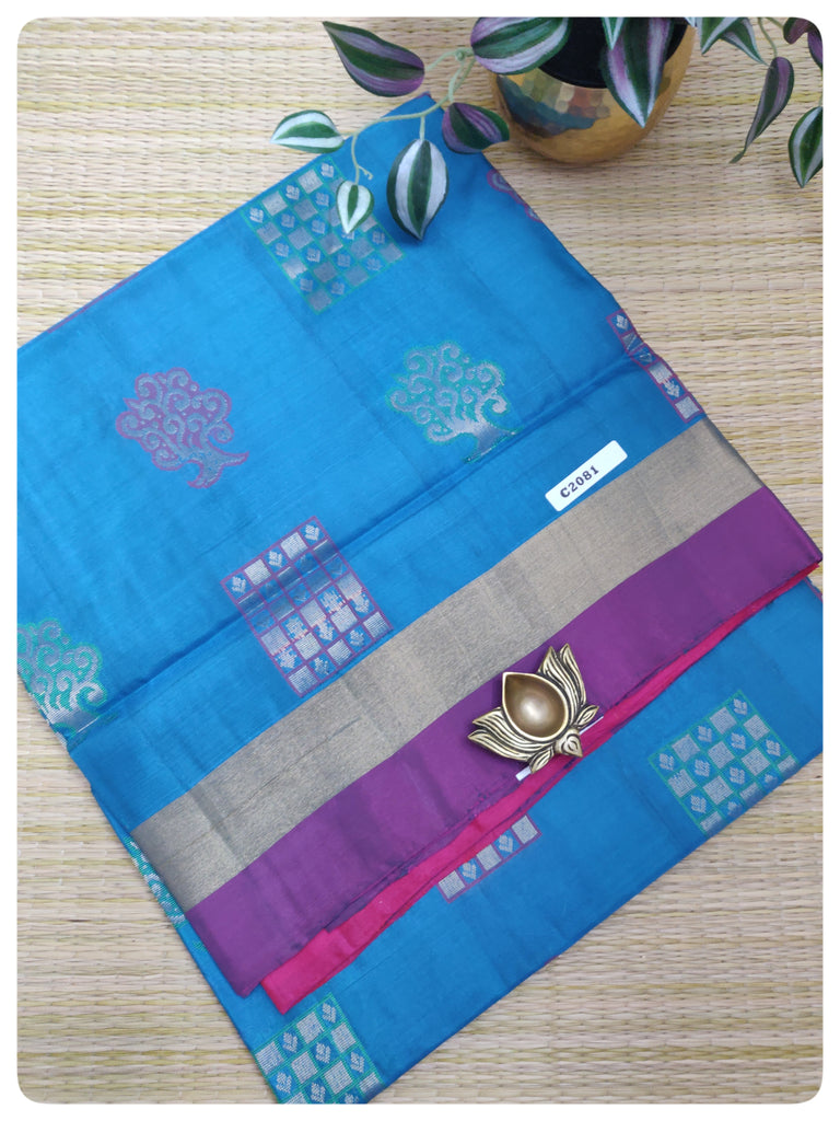 Butta Silk Mix Sarees #C2081