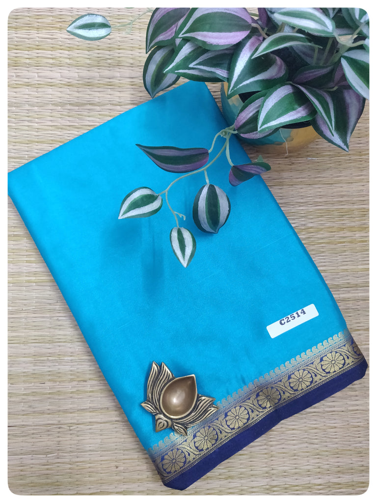 Semi Crepe Sarees #C2514