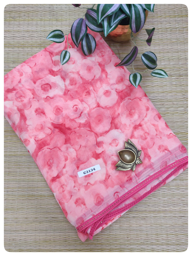 Designer Synthetic Saree #C3134