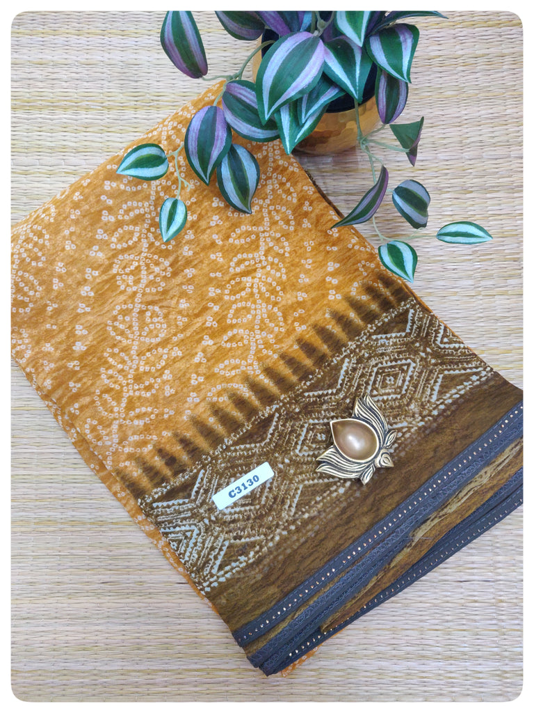 Designer Synthetic Saree #C3130