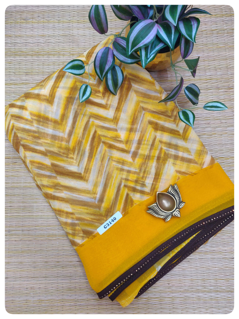 Designer Synthetic Saree #C3140