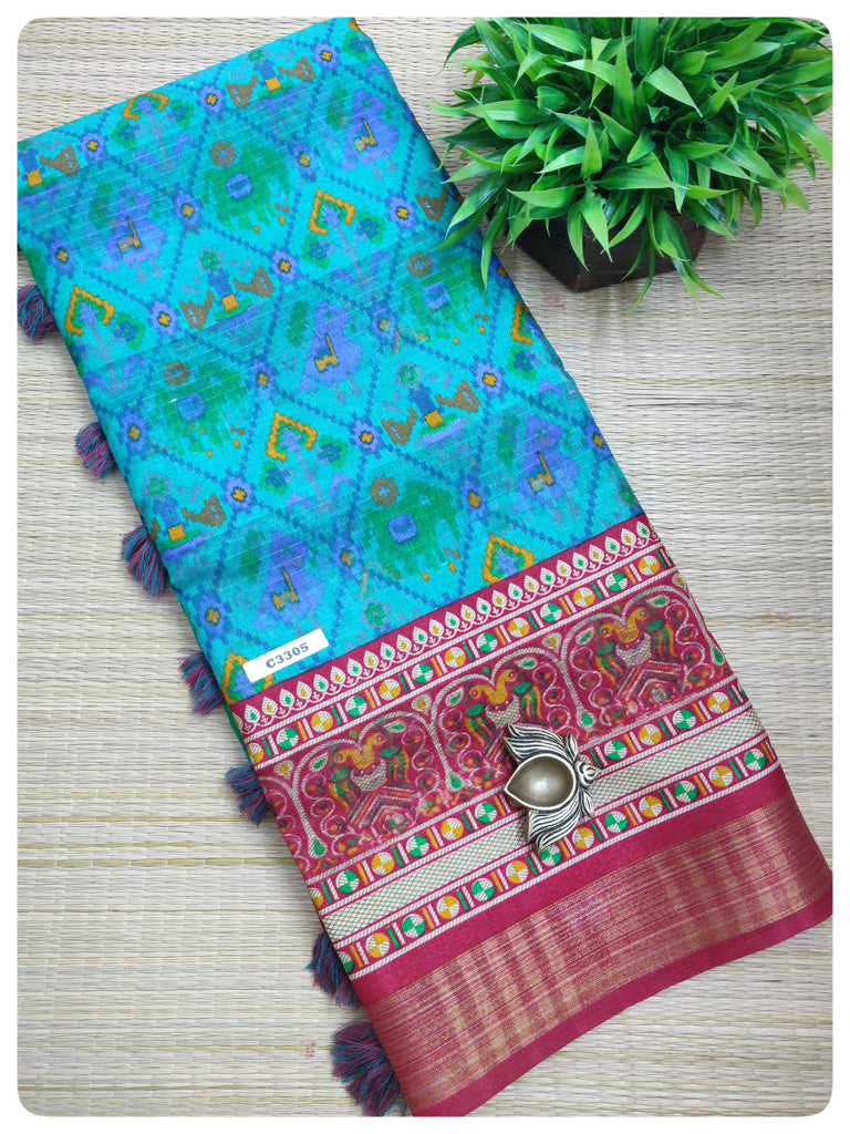 Fancy Cotton Sarees #C3305