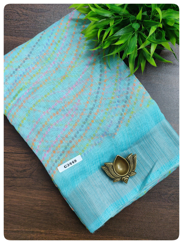 Fancy Cotton Sarees #C3449