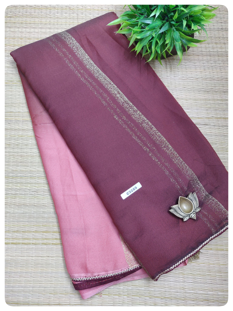 Shimmer Silk sarees #C3289