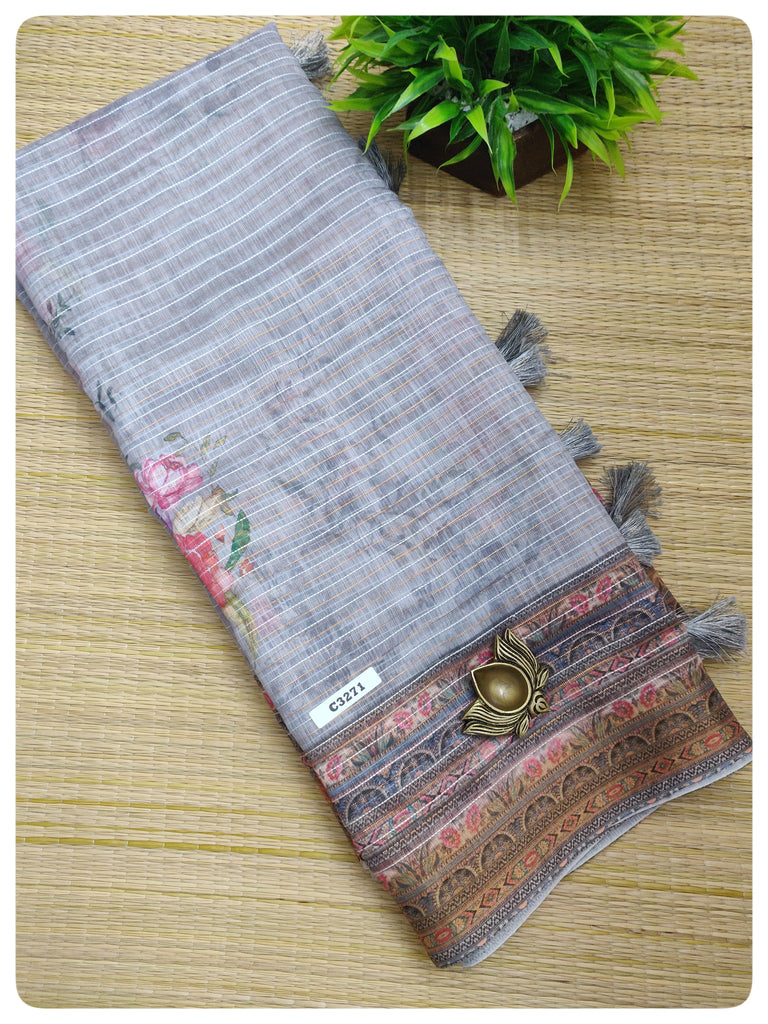 Organza Saree #C3271