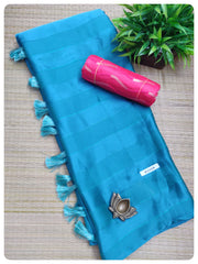 Satin Saree #C3319
