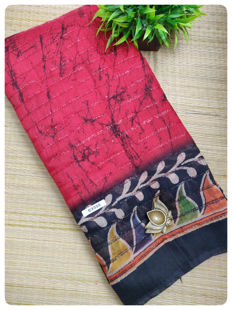 Fancy Cotton Sarees #C3355