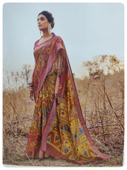 Fancy Cotton Sarees #C3373