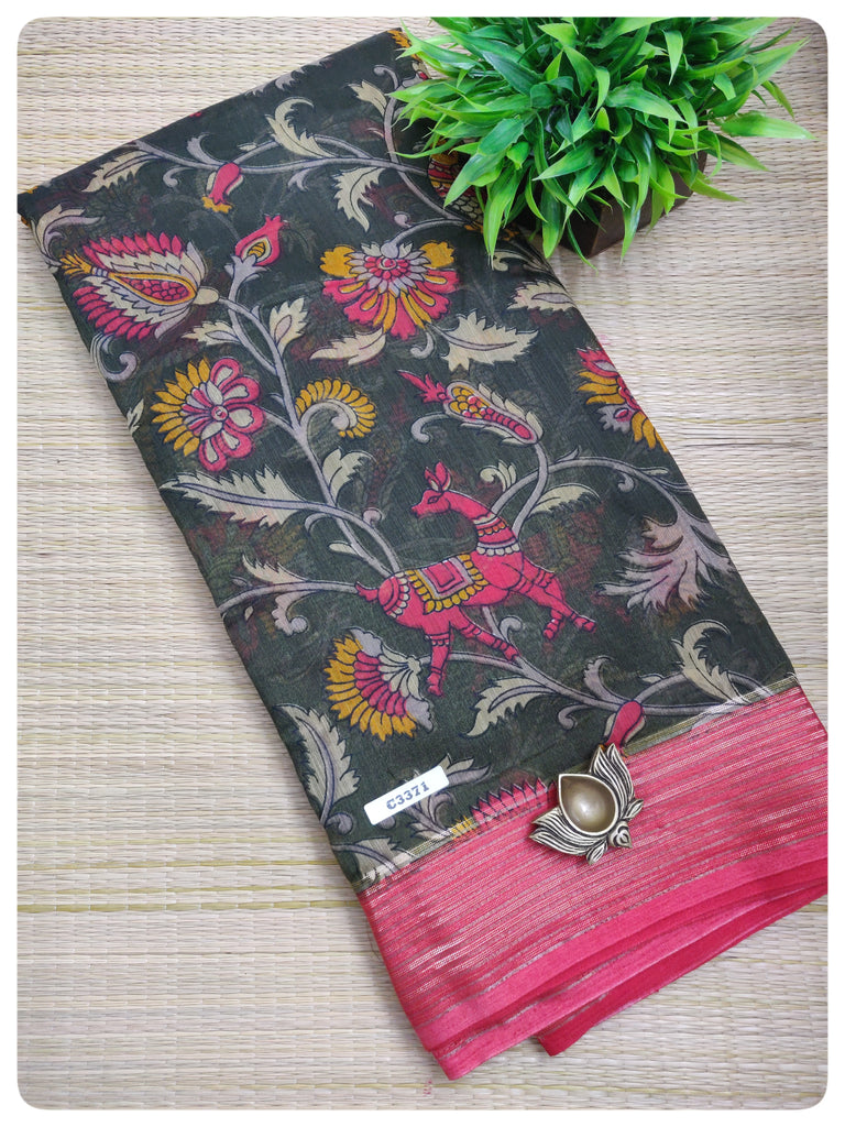 Fancy Cotton Sarees #C3371