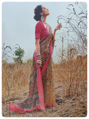 Fancy Cotton Sarees #C3370