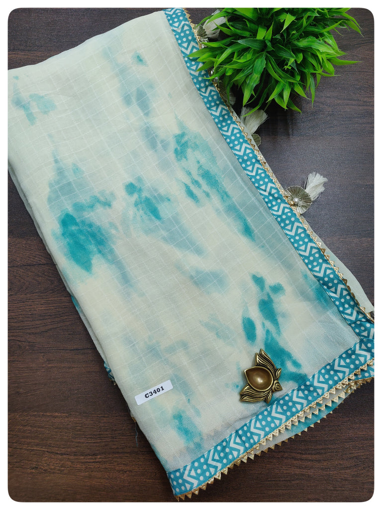 Designer Synthetic Saree #C3401
