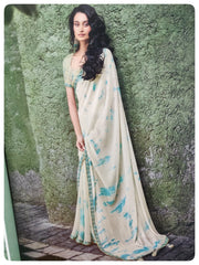 Designer Synthetic Saree #C3401