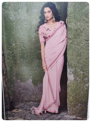 Designer Synthetic Saree #C3407