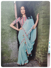 Designer Synthetic Saree #C3408