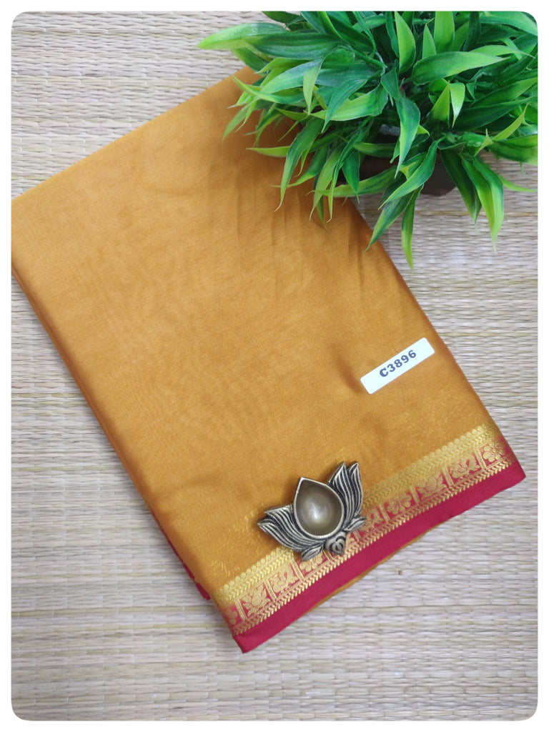 Semi Crepe Sarees #C3896