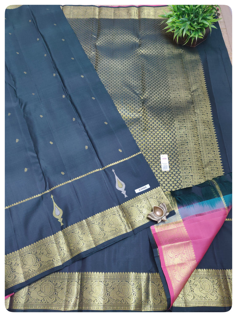 Kanchi Pure Silk Sarees #C3962