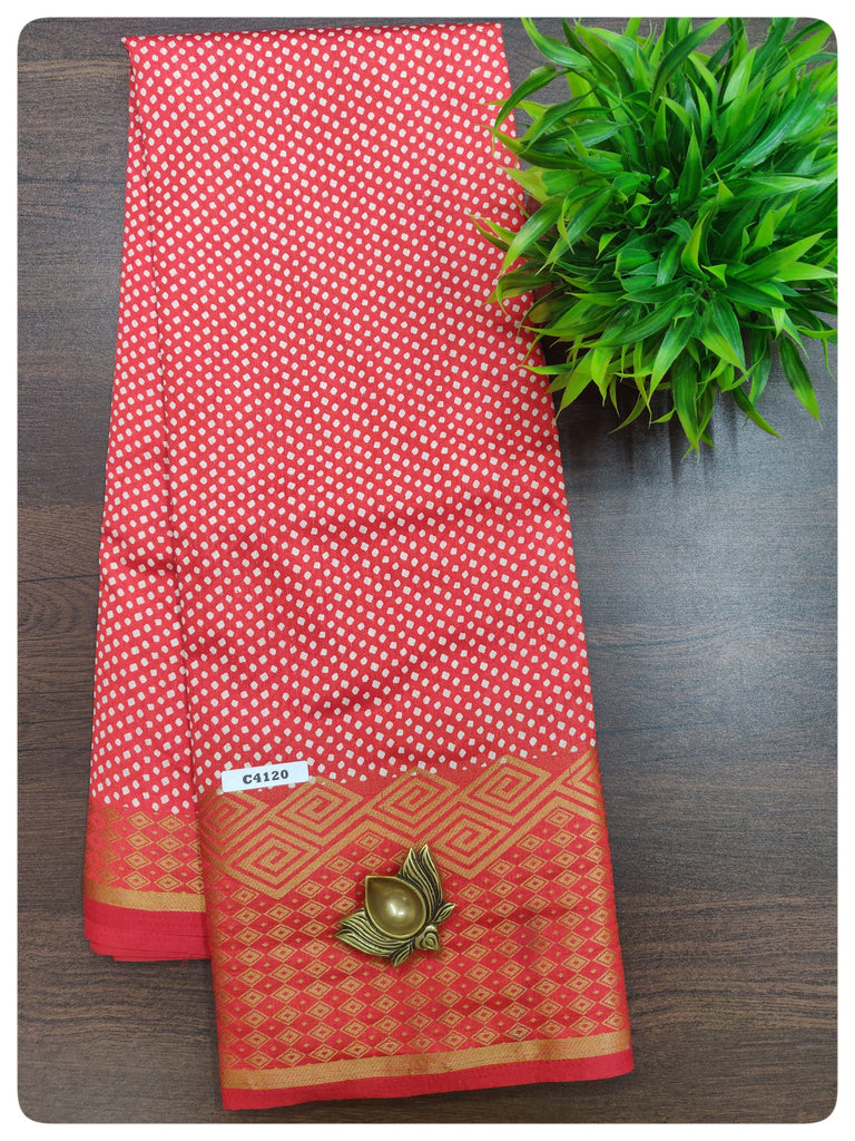 Printed Chanderi #C4120