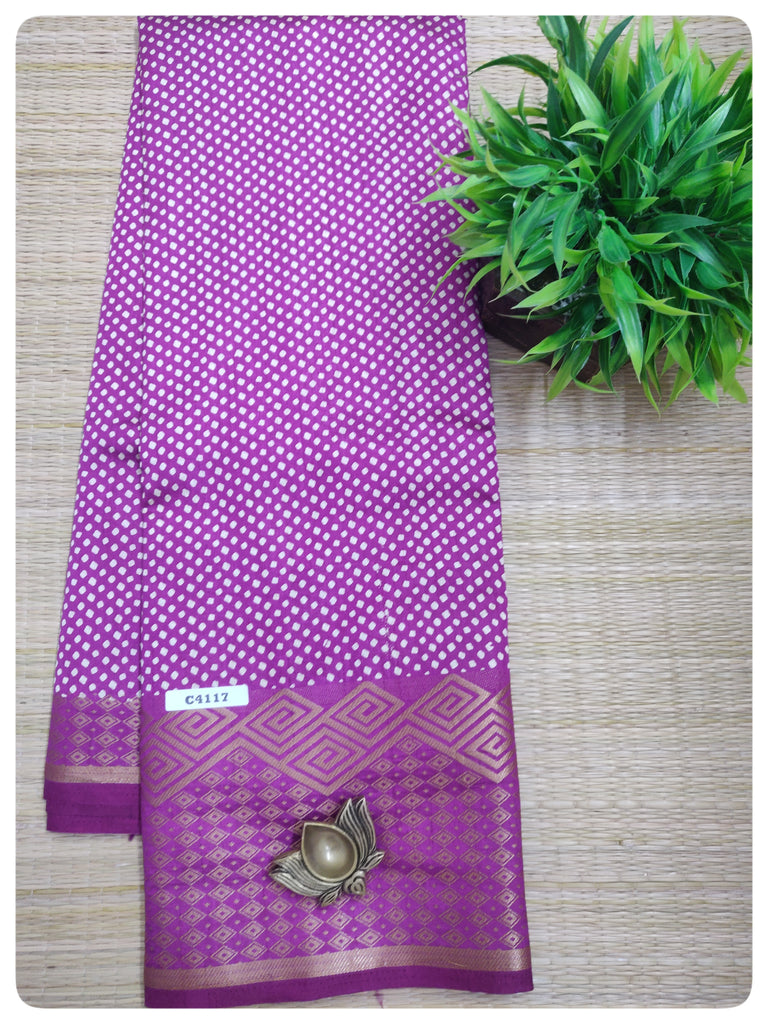 Printed Chanderi #C4117
