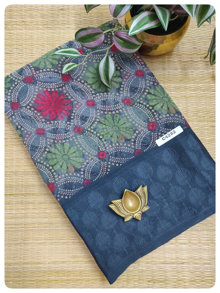 Designer Synthetic Saree #C4282
