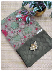 Designer Synthetic Saree #C4281