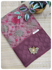 Designer Synthetic Saree #C4278