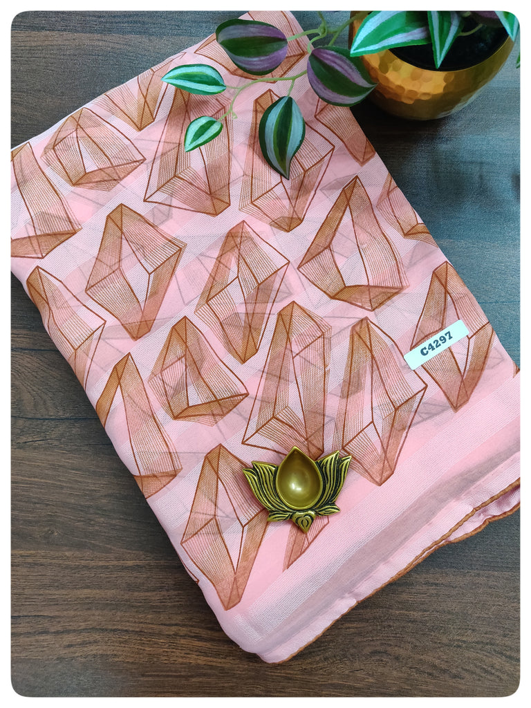 Designer Synthetic Saree #C4297