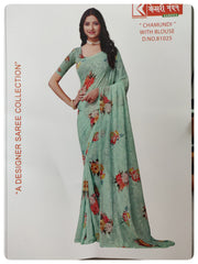 Designer Synthetic Saree #C4316