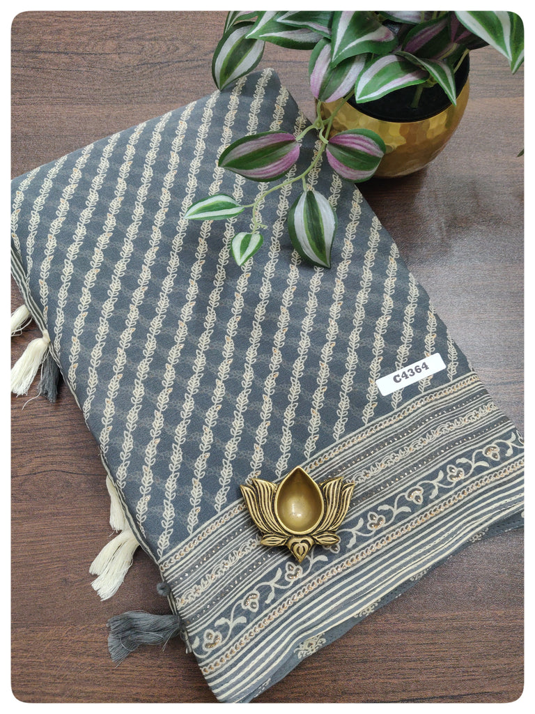 Designer Synthetic Saree #C4364