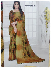 Designer Synthetic Saree #C4374