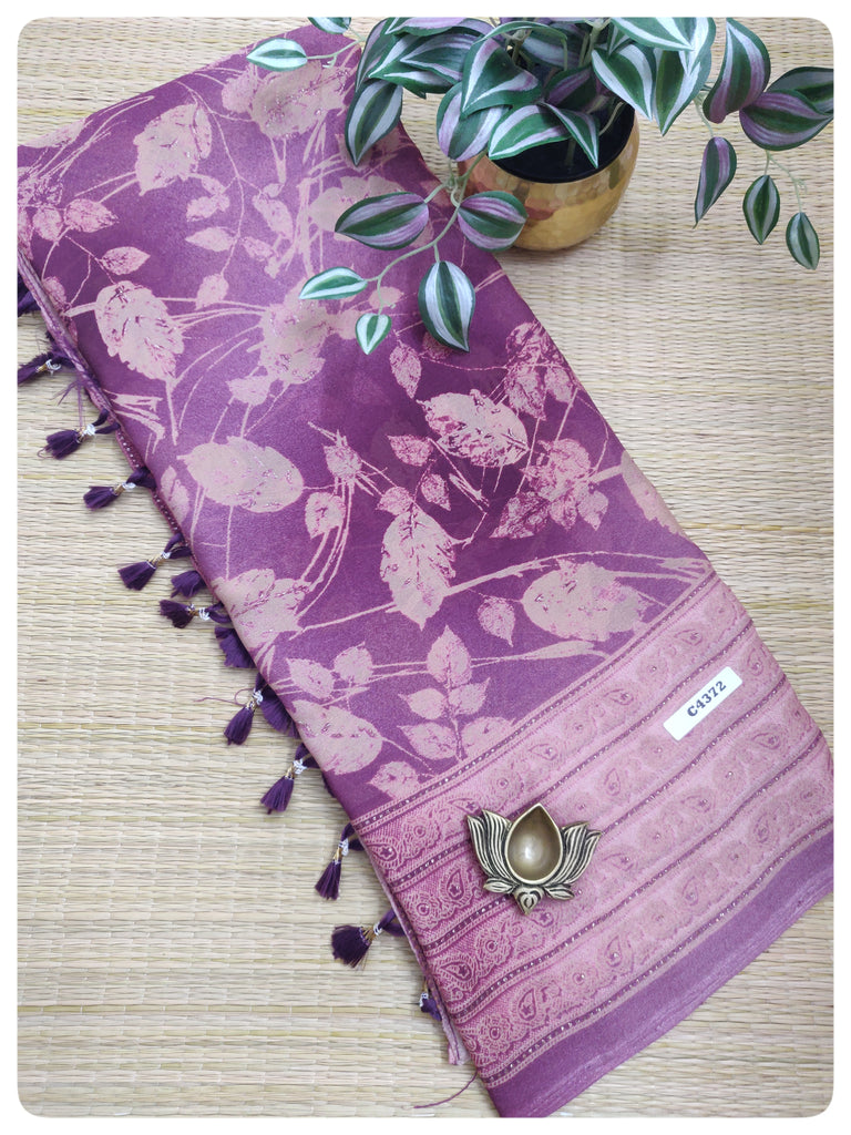 Designer Synthetic Saree #C4372
