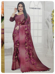Designer Synthetic Saree #C4372
