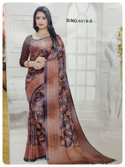 Designer Synthetic Saree #C4370