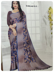 Designer Synthetic Saree #C4375