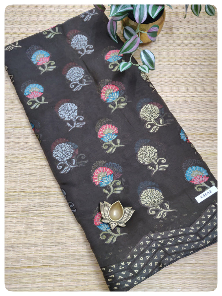 Designer Synthetic Saree #C4582